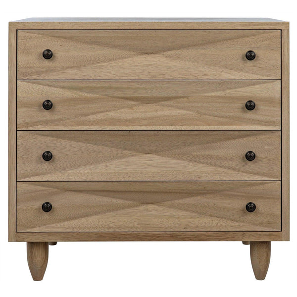 Diamond Wood Washed Walnut Chest Chests LOOMLAN By Noir