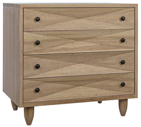 Diamond Wood Washed Walnut Chest Chests LOOMLAN By Noir