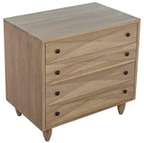 Diamond Wood Washed Walnut Chest Chests LOOMLAN By Noir