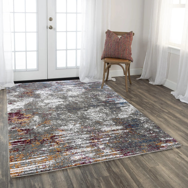 Diba Abstract Gray Large Area Rugs For Living Room Area Rugs LOOMLAN By LOOMLAN