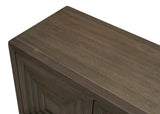 Dice Wood Brown 4 Door Sideboard Sideboards LOOMLAN By Sarreid