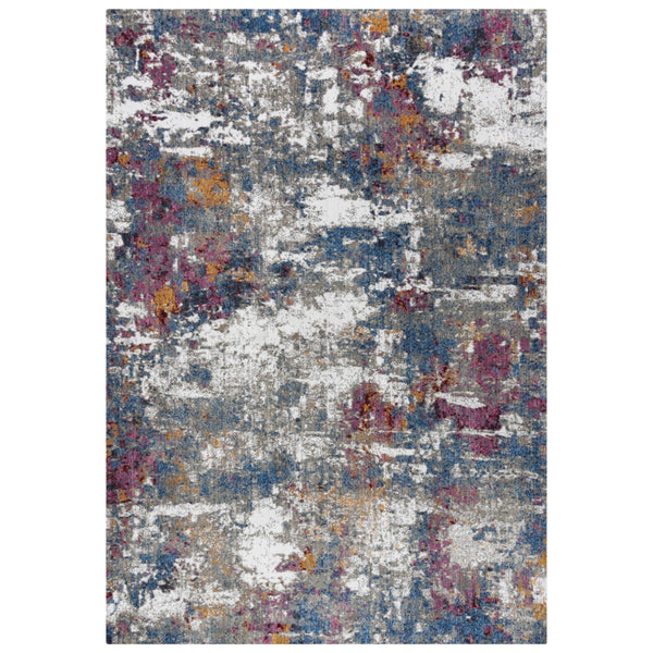 Dick Abstract Blue Large Area Rugs For Living Room Area Rugs LOOMLAN By LOOMLAN