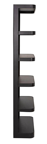 Dido Bookcase, Black Metal Bookcases LOOMLAN By Noir