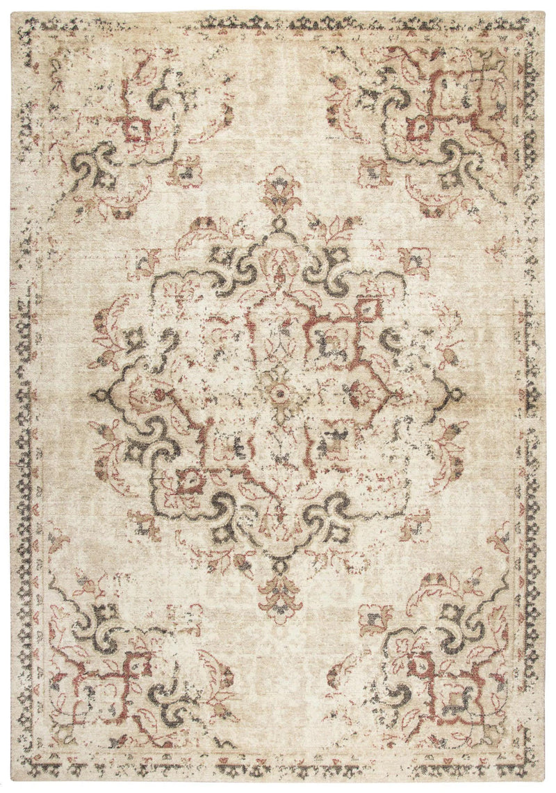 Dido Medallion Beige Large Area Rugs For Living Room Area Rugs LOOMLAN By LOOMLAN