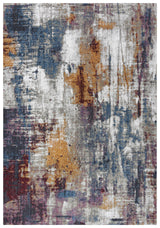 Diel Abstract Orange Large Area Rugs For Living Room Area Rugs LOOMLAN By LOOMLAN