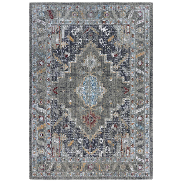 Diff Medallion Gray Large Area Rugs For Living Room Area Rugs LOOMLAN By LOOMLAN