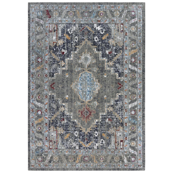 Diff Medallion Gray Large Area Rugs For Living Room Area Rugs LOOMLAN By LOOMLAN