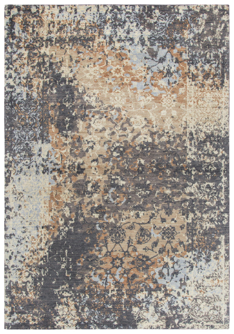 Dime Floral Rust Large Area Rugs For Living Room Area Rugs LOOMLAN By LOOMLAN