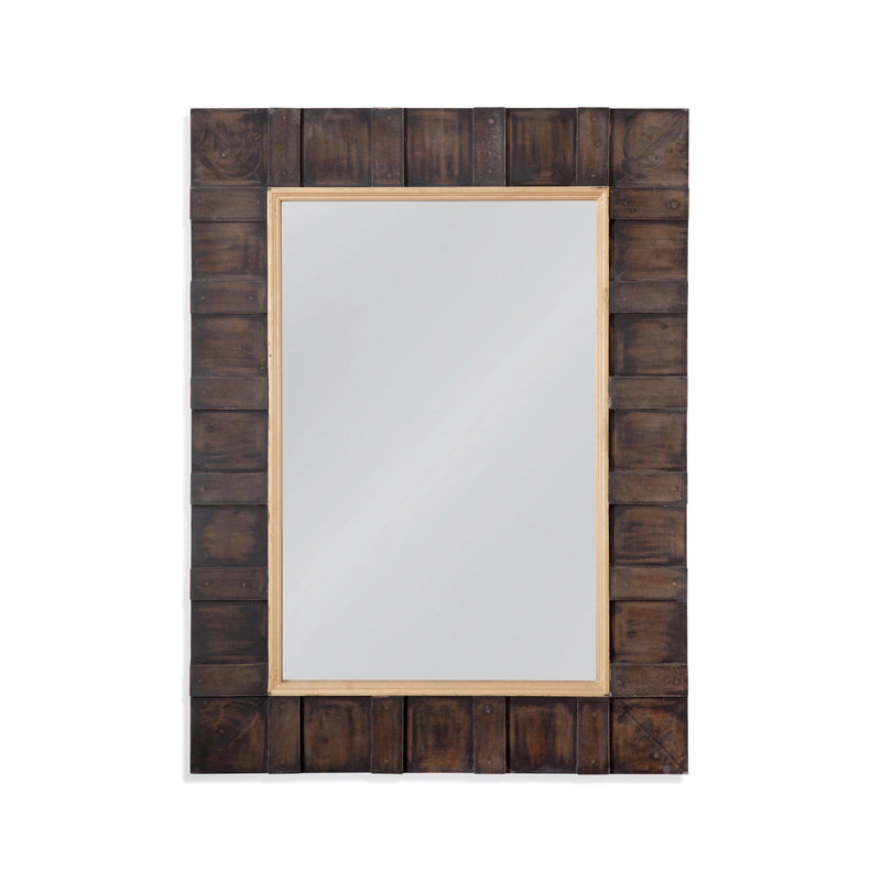 Dimensions MDF Brown Vertical Wall Mirror Wall Mirrors LOOMLAN By Bassett Mirror