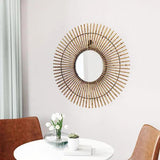 Dimond Mirror Gold Wall Mirrors LOOMLAN By Zuo Modern