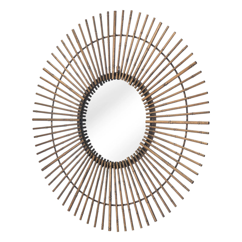 Dimond Mirror Gold Wall Mirrors LOOMLAN By Zuo Modern