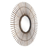 Dimond Mirror Gold Wall Mirrors LOOMLAN By Zuo Modern