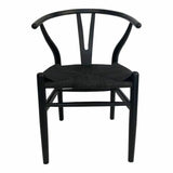 Dining Chair Black (Set Of 2) Black Scandinavian Dining Chairs LOOMLAN By Moe's Home