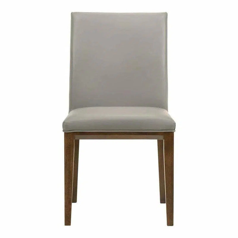 Dining Chair Grey (Set Of 2) Grey Modern Dining Chairs LOOMLAN By Moe's Home