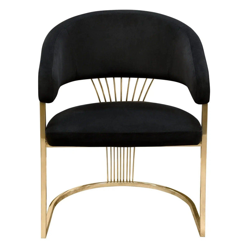 Solstice Velvet Upholstered Dining Chair