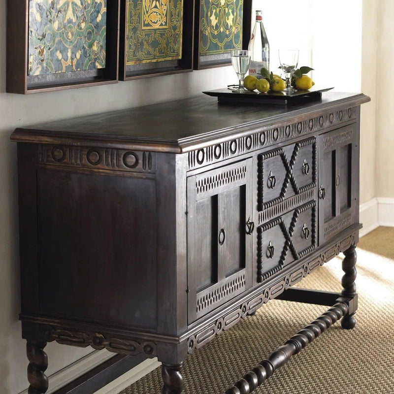 Dining Room Sideboard Table Black Espresso Buffet Mission Sideboards LOOMLAN By Peninsula Home