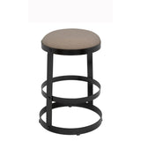 Dior Black Steel Counter Stool Counter Stools LOOMLAN By Noir