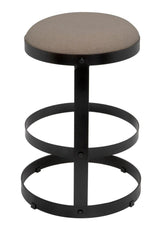 Dior Black Steel Counter Stool Counter Stools LOOMLAN By Noir