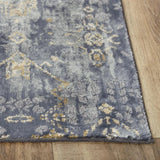 Dirk Diamond Gray Kitchen Hallway Runner Rug Area Rugs LOOMLAN By LOOMLAN