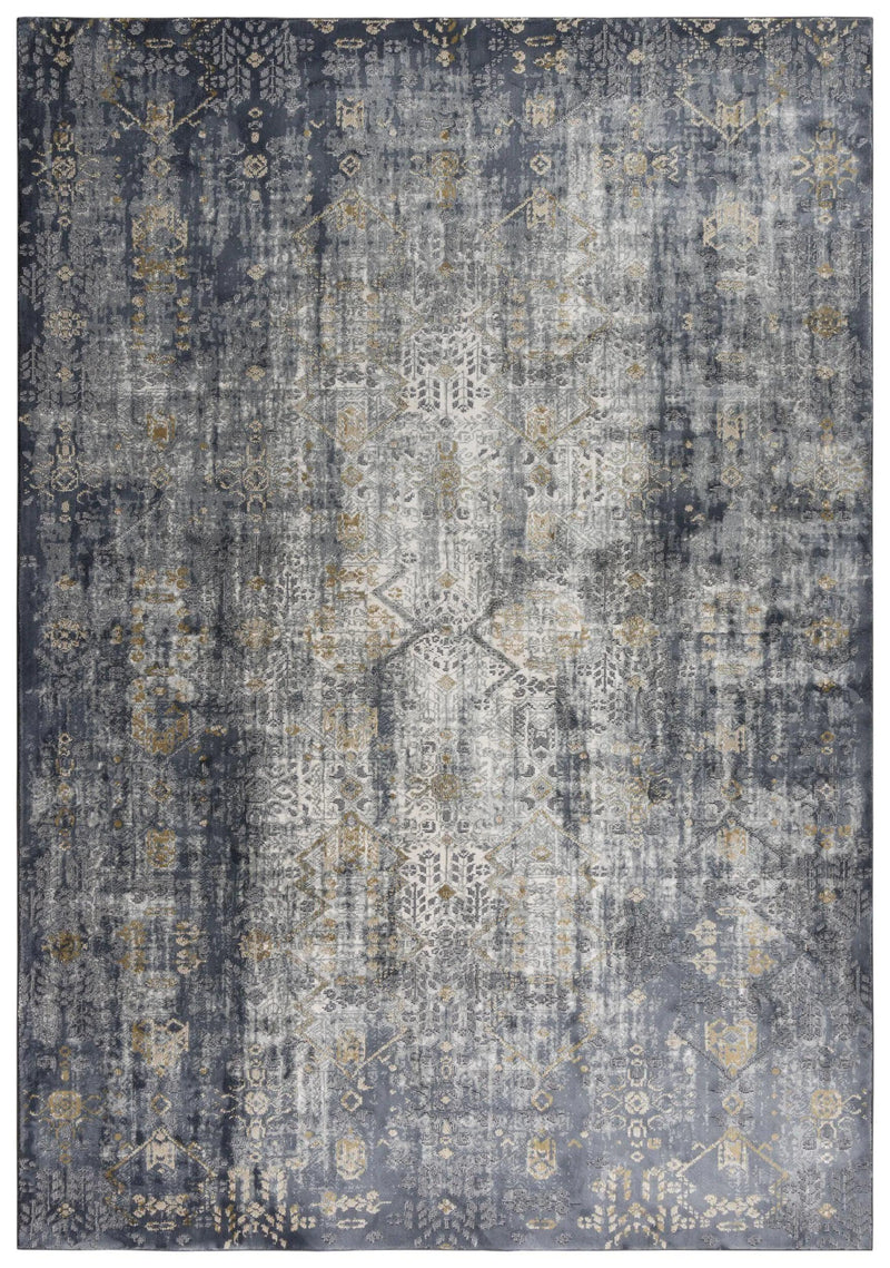 Dirk Diamond Gray Kitchen Hallway Runner Rug Area Rugs LOOMLAN By LOOMLAN