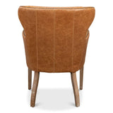 Disel Single Leather Accent Chair Accent Chairs LOOMLAN By Sarreid