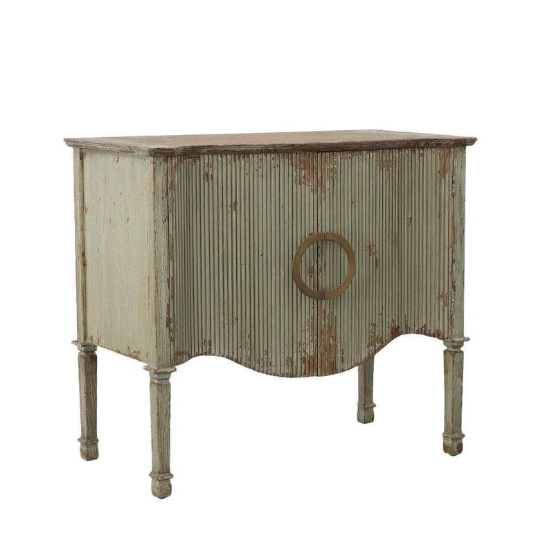 Distressed Willow Server Cabinet Accent Cabinets LOOMLAN By Furniture Classics