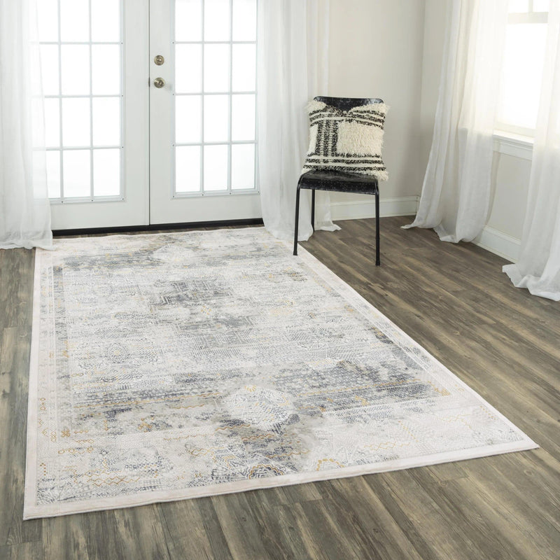 Dite Diamond Gray Kitchen Hallway Runner Rug Area Rugs LOOMLAN By LOOMLAN