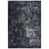 Dive Diamond Black Kitchen Hallway Runner Rug Area Rugs LOOMLAN By LOOMLAN