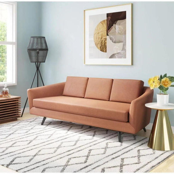 Divinity Sofa Brown Sofas & Loveseats LOOMLAN By Zuo Modern