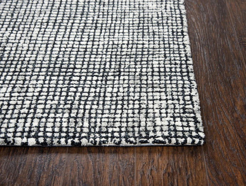 Dobl Tweed Black Large Area Rugs For Living Room Area Rugs LOOMLAN By LOOMLAN