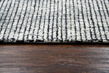 Dobl Tweed Black Large Area Rugs For Living Room Area Rugs LOOMLAN By LOOMLAN