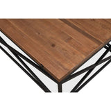 Dockworker Board Coffee Table Reclaimed Wood and Iron Coffee Tables LOOMLAN By Sarreid