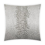 Doe A Deer Grey Throw Pillow With Insert Throw Pillows LOOMLAN By D.V. Kap