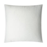 Doheny Floral Textured Solid White Large Throw Pillow With Insert Throw Pillows LOOMLAN By D.V. Kap