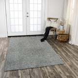Doig Tweed Dark Gray Large Area Rugs For Living Room Area Rugs LOOMLAN By LOOMLAN