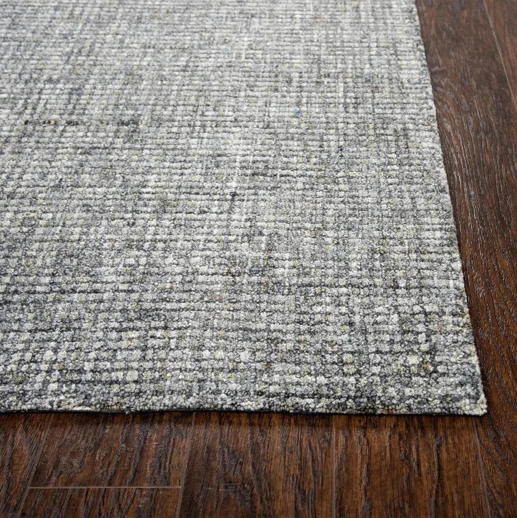 Doig Tweed Dark Gray Large Area Rugs For Living Room Area Rugs LOOMLAN By LOOMLAN