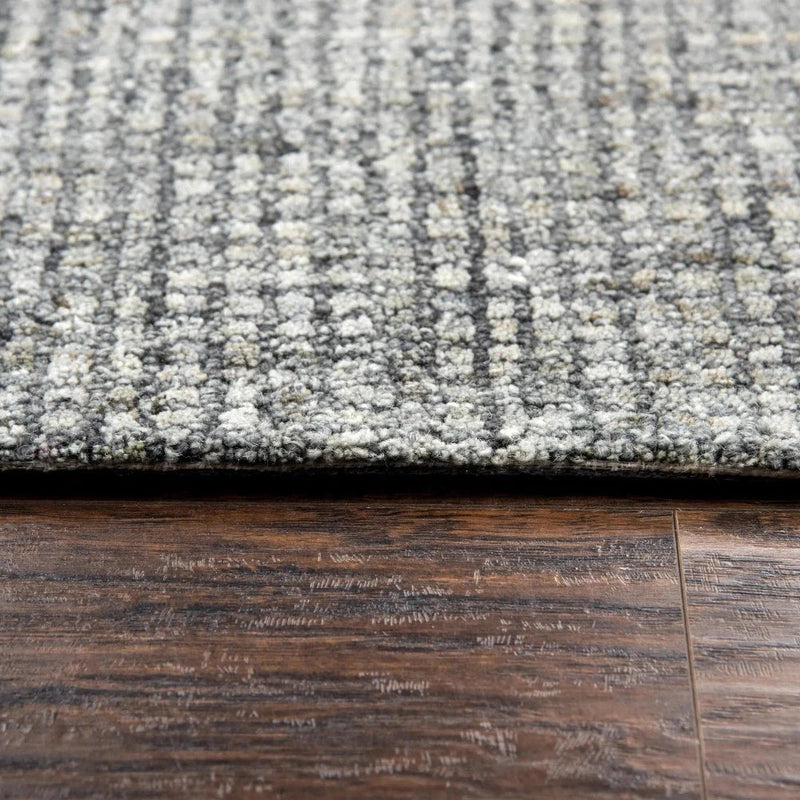 Doig Tweed Dark Gray Large Area Rugs For Living Room Area Rugs LOOMLAN By LOOMLAN