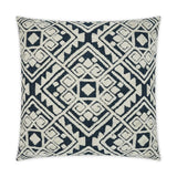 Dolce Blue Throw Pillow With Insert Throw Pillows LOOMLAN By D.V. Kap