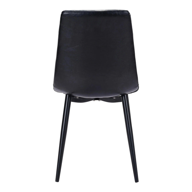 Dolce Leather Upholstered Armless Dining Chair (Set Of 2)