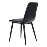 Dolce Leather Upholstered Armless Dining Chair (Set Of 2)