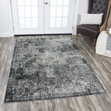 Dont Central Medallion Gray Kitchen Hallway Runner Rug Area Rugs LOOMLAN By LOOMLAN