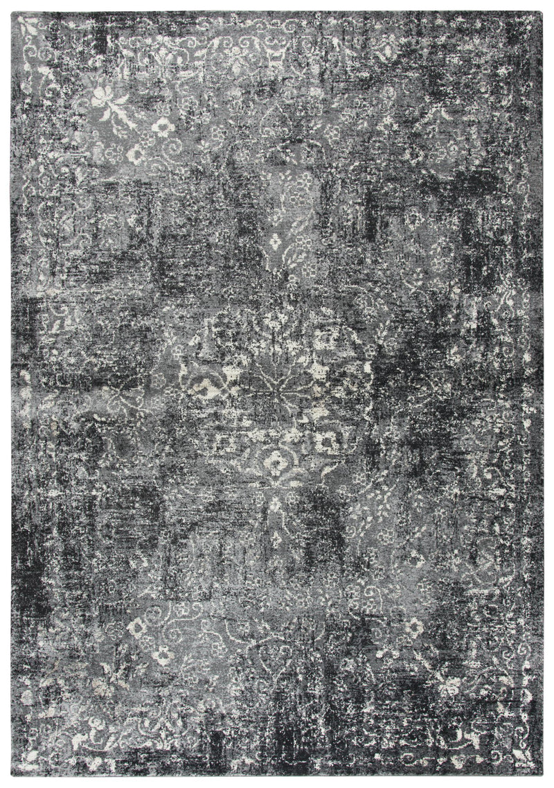 Dont Central Medallion Gray Kitchen Hallway Runner Rug Area Rugs LOOMLAN By LOOMLAN