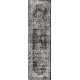 Doon Central Medallion Gray Kitchen Hallway Runner Rug Area Rugs LOOMLAN By LOOMLAN