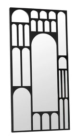 Doorway Mirror, Black Steel Wall Mirrors LOOMLAN By Noir