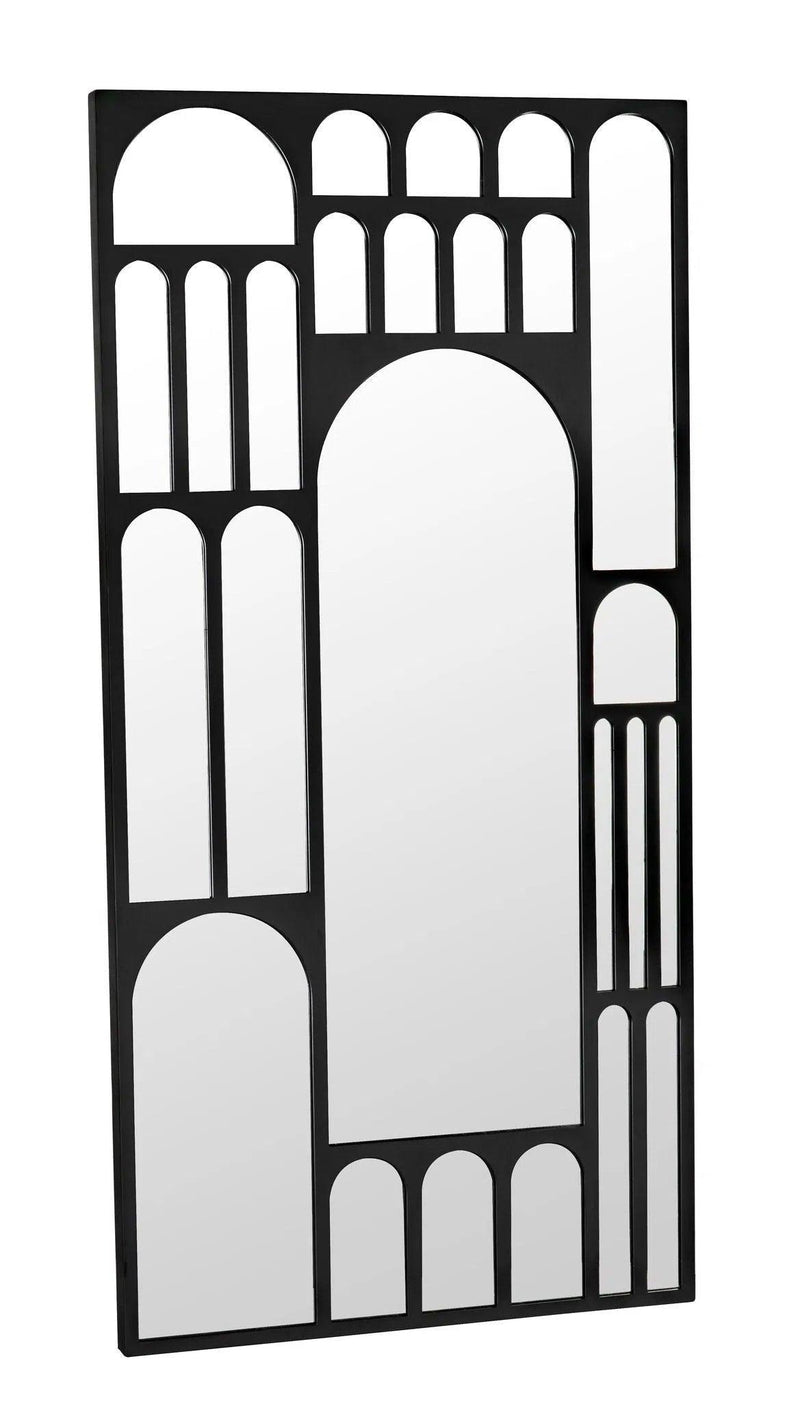 Doorway Mirror, Black Steel Wall Mirrors LOOMLAN By Noir