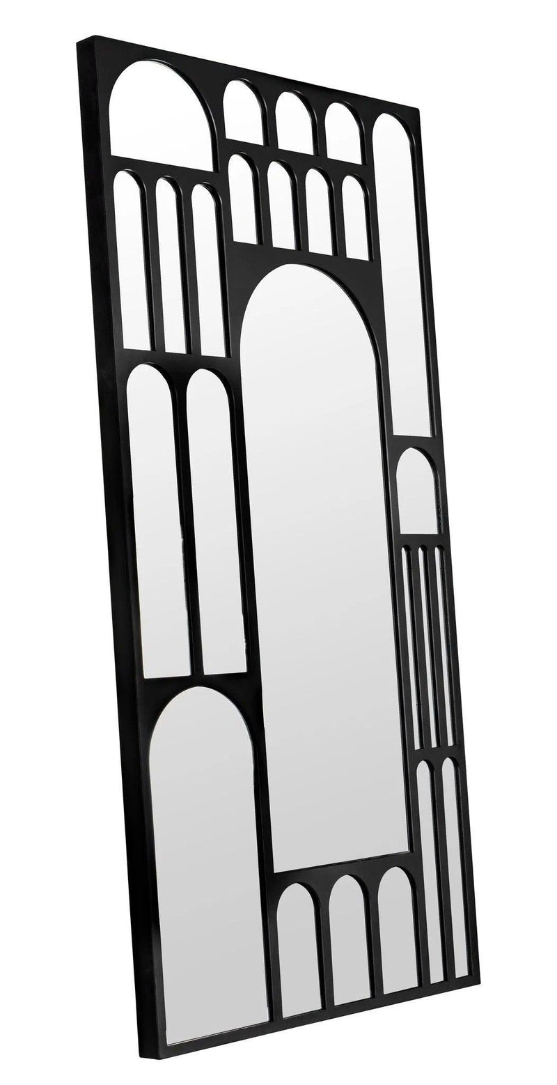 Doorway Mirror, Black Steel Wall Mirrors LOOMLAN By Noir