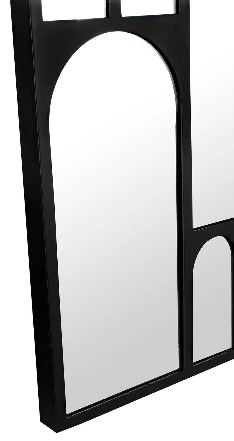 Doorway Mirror, Black Steel Wall Mirrors LOOMLAN By Noir