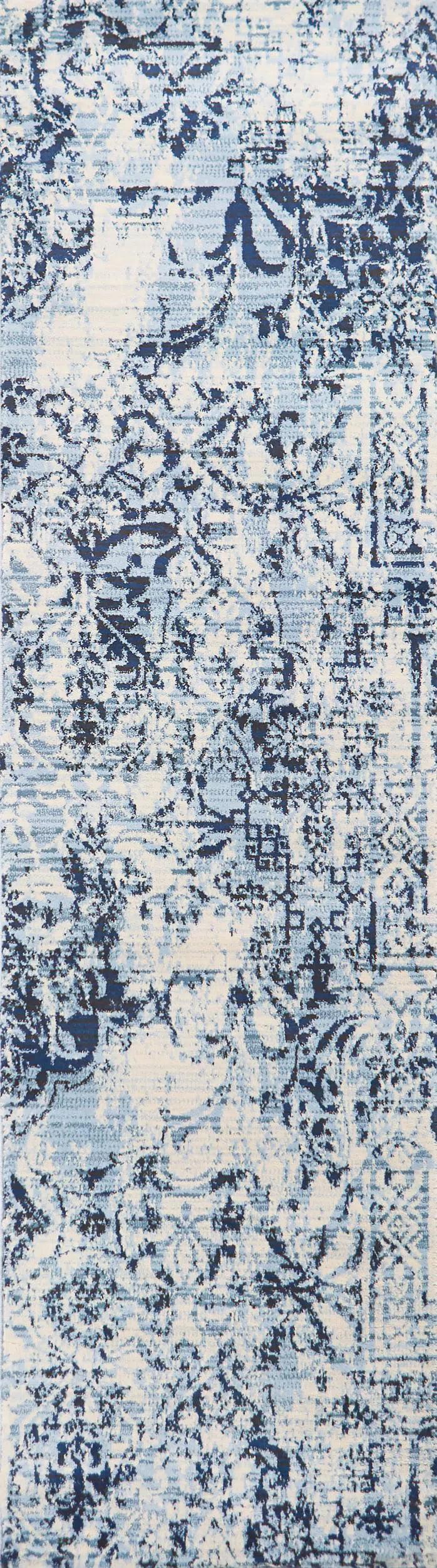 Dori Patch Work White Kitchen Hallway Runner Rug Area Rugs LOOMLAN By LOOMLAN