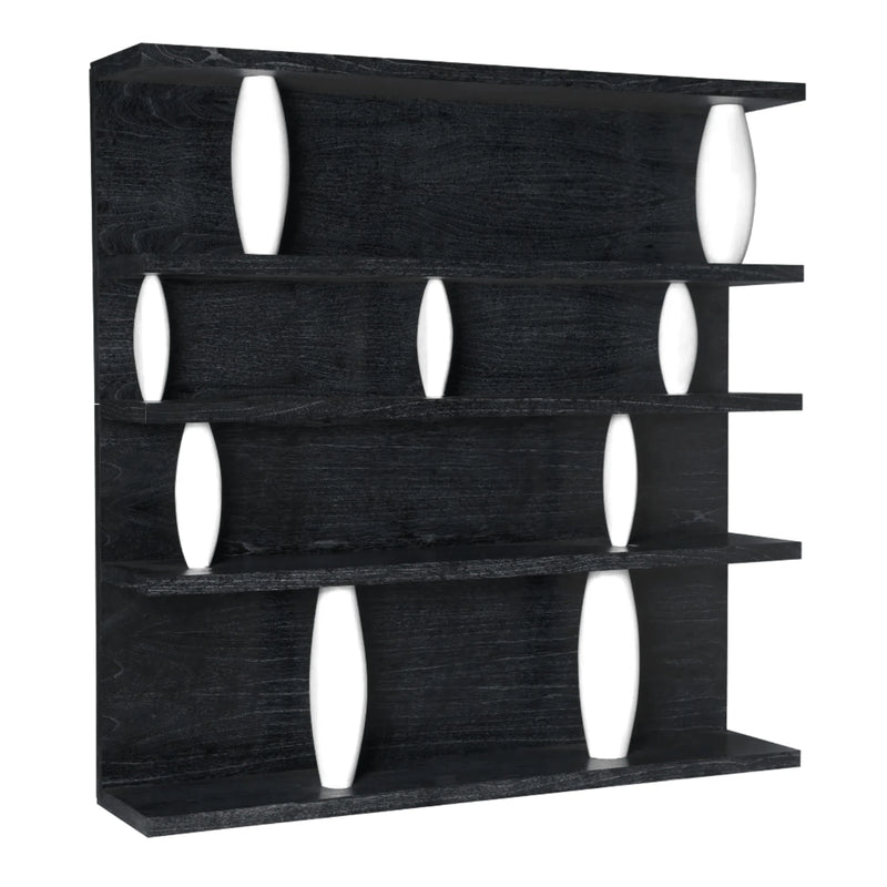 Dorian Wood Shelving Wall Shelves & Ledgers LOOMLAN By Noir