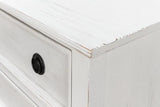 Dorris Bungalow Chest of Three Drawers White Chests LOOMLAN By Sarreid